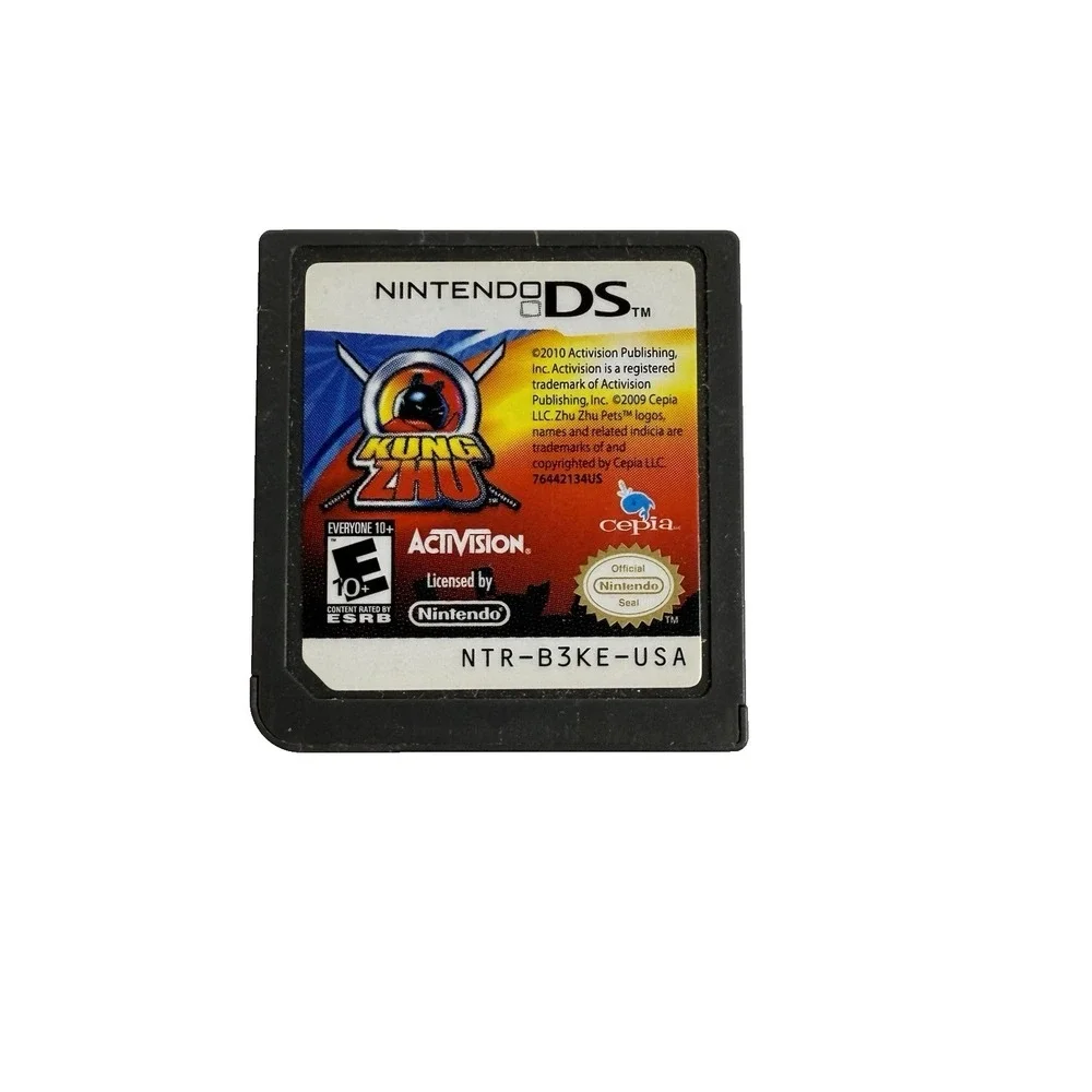 Kung Zhu Nintendo DS Authentic Game NDS Cartridge Only Tested Working